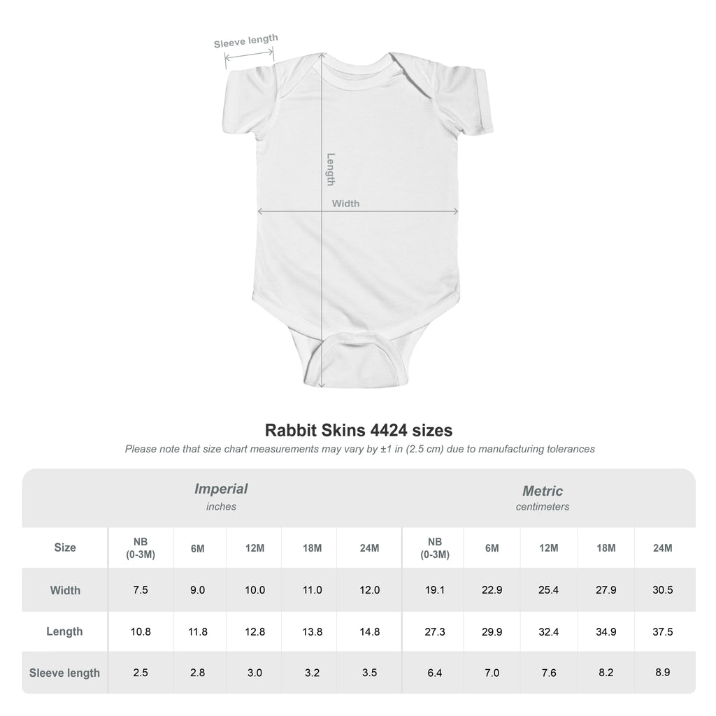 Infant Bodysuit - "Christ Is King" Cross Christian Baby Onesie
