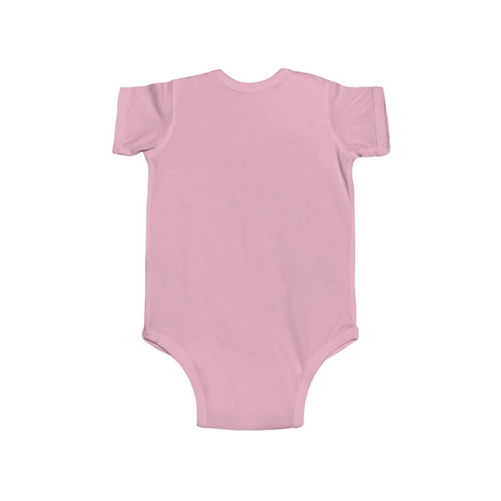 Infant Bodysuit - "Christ Is King" Cross Christian Baby Onesie