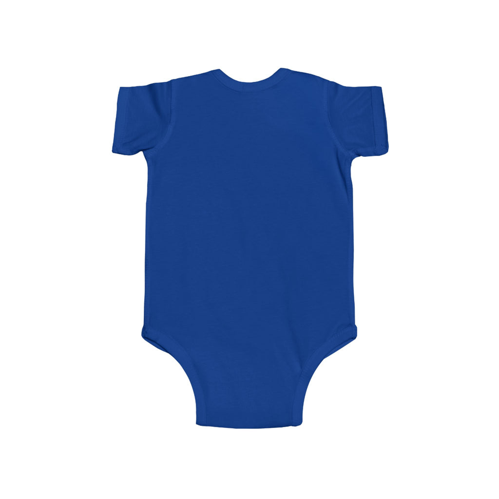 Infant Bodysuit - "Christ Is King" Cross Christian Baby Onesie