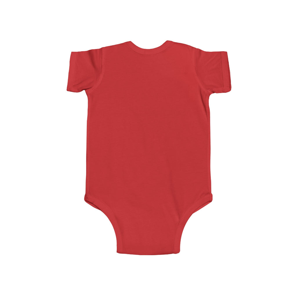 Infant Bodysuit - "Christ Is King" Cross Christian Baby Onesie
